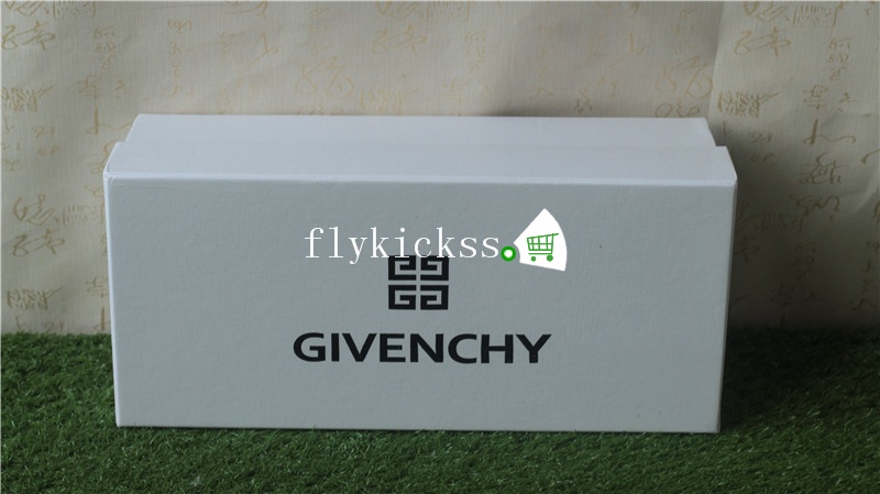 Givenchy Logo Rubber Slides Red Black